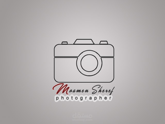 تصميم لوجو احترافي لمصور فوتوغرفي