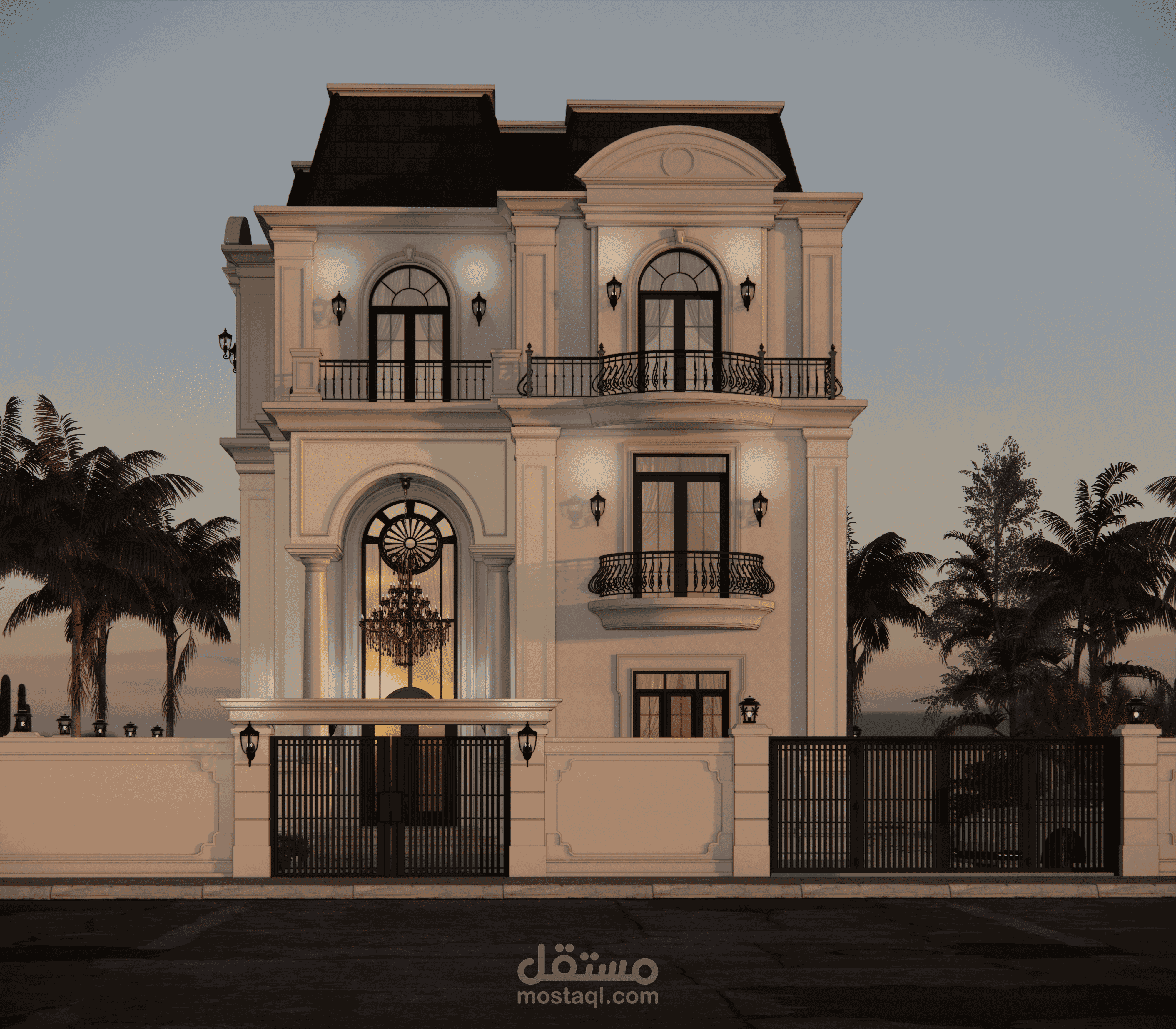 فيلا كلاسيك فاخرة