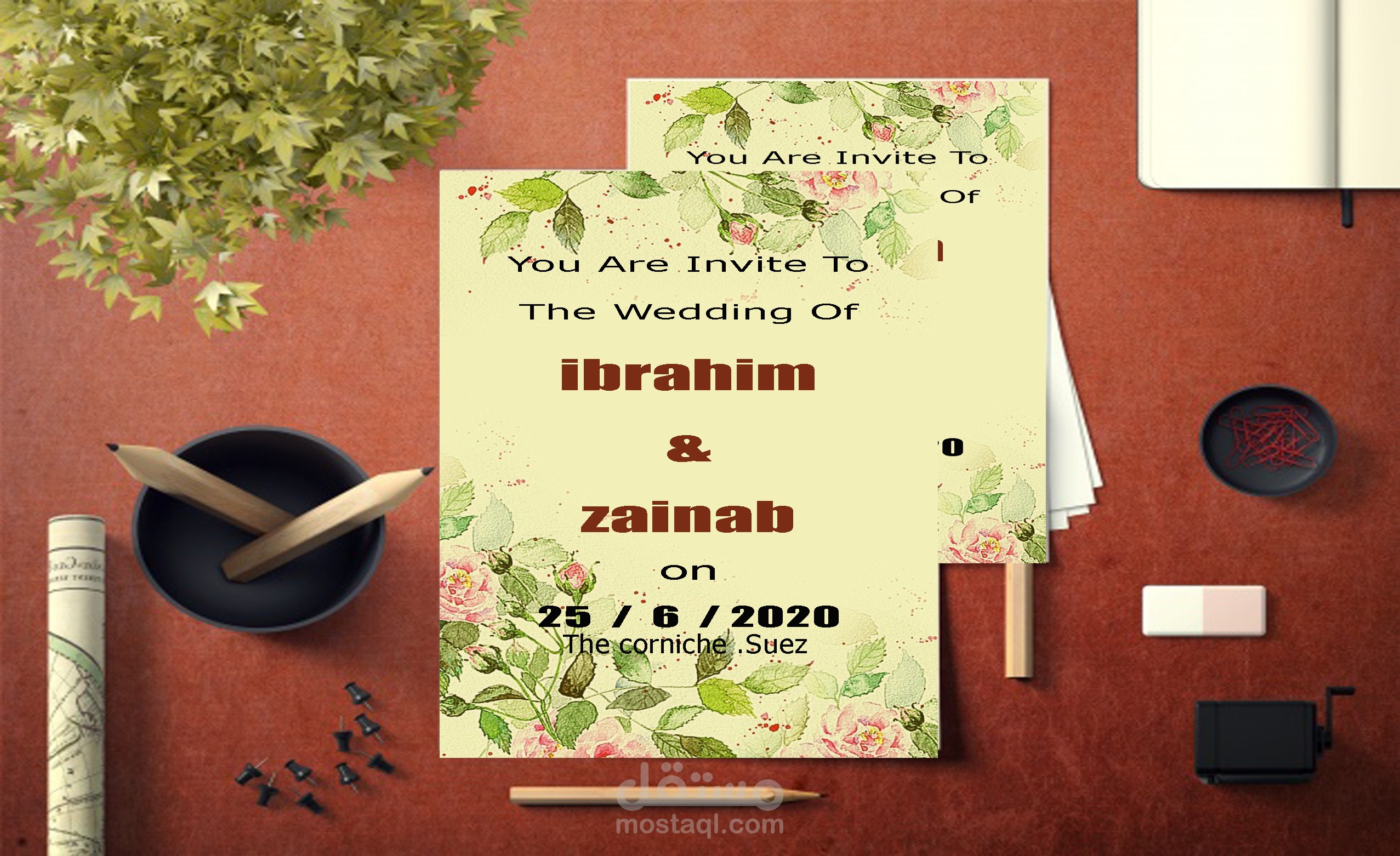 Wedding invitation