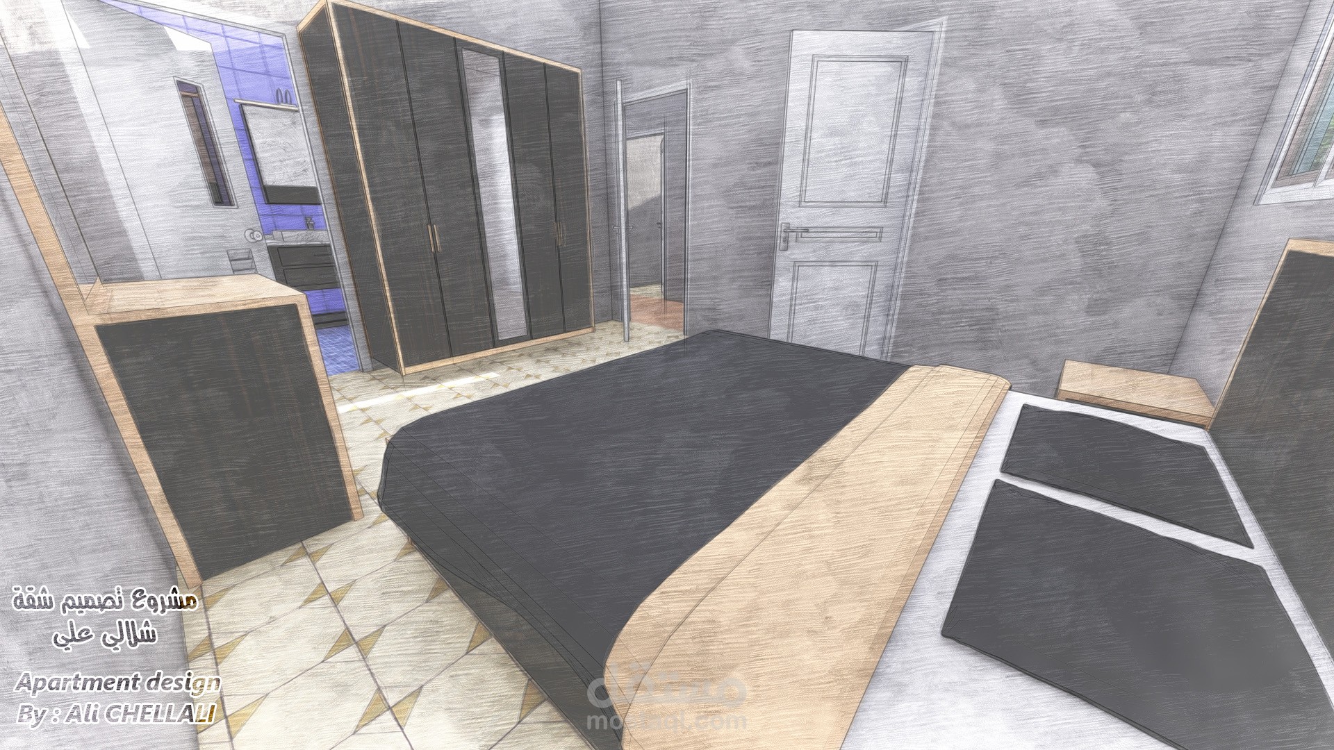 تصميم داخلي لشقة