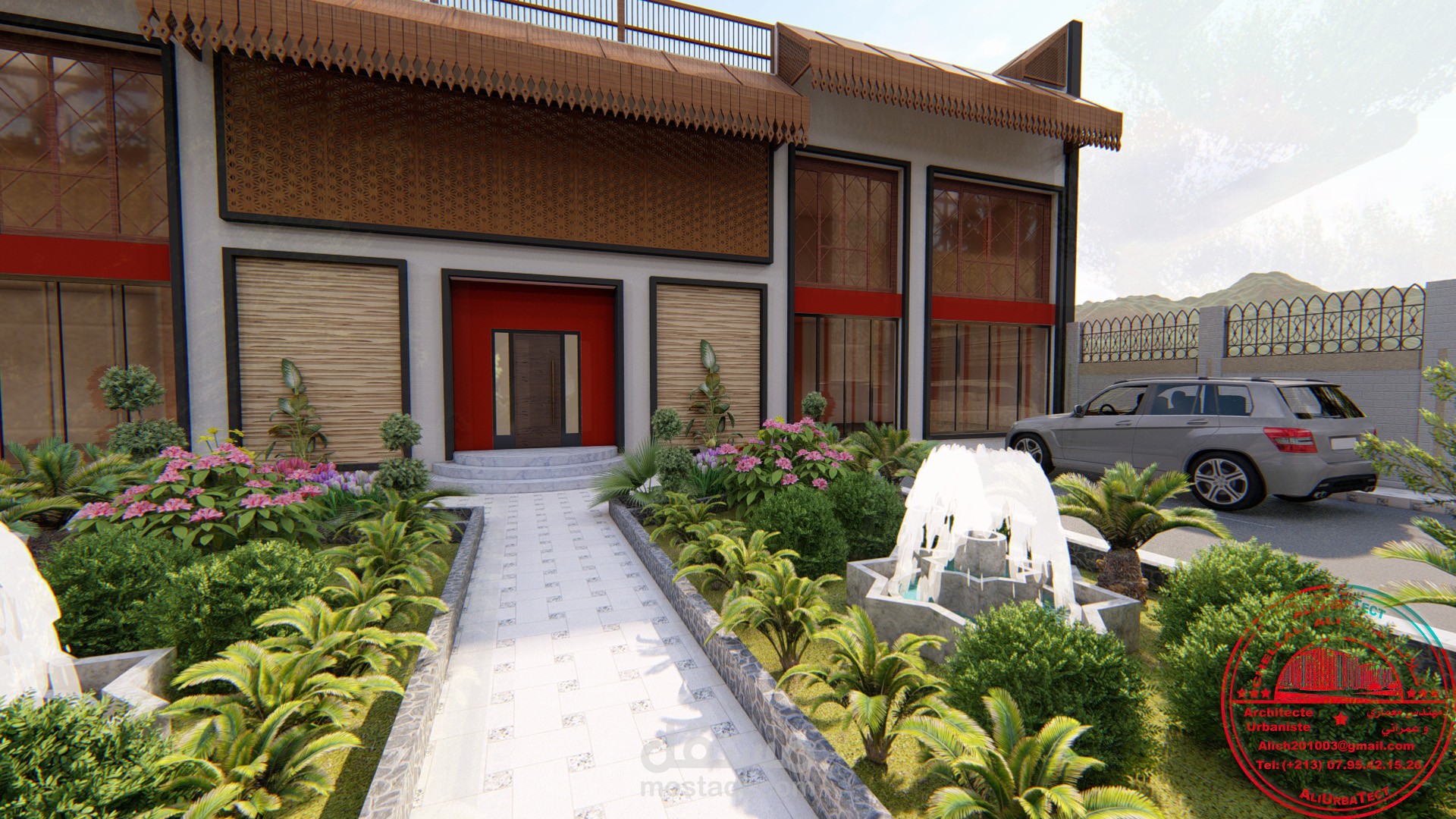 فيلا عصرية بطابع تقليدي