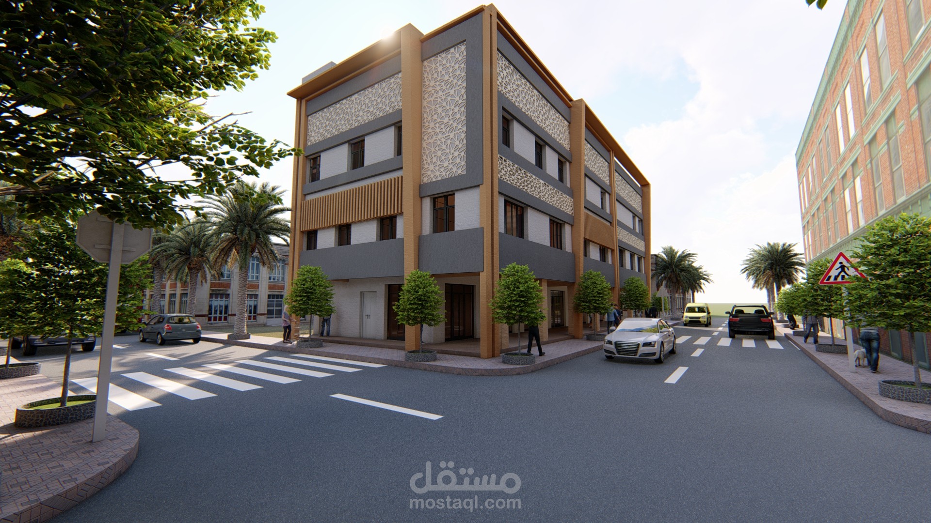 مشروع عمارة سكنية و تجارية و إدارية