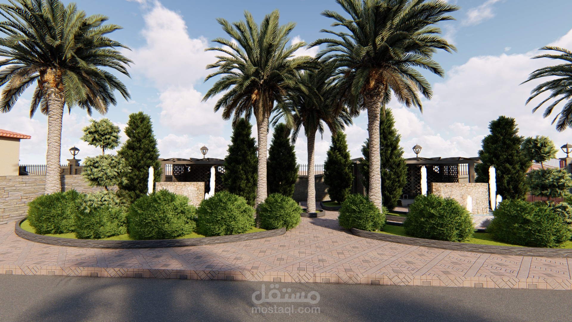 مشروع لاندسكيب منتجع