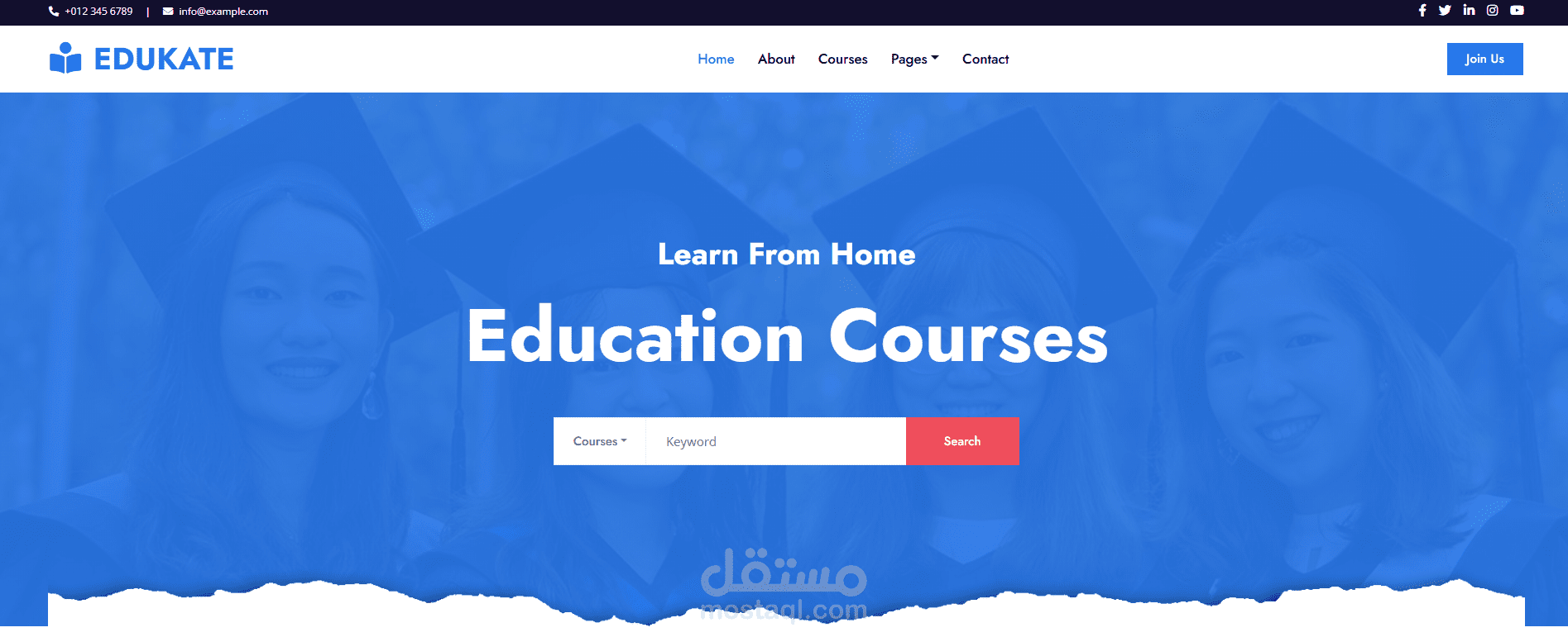 Educational website Educate