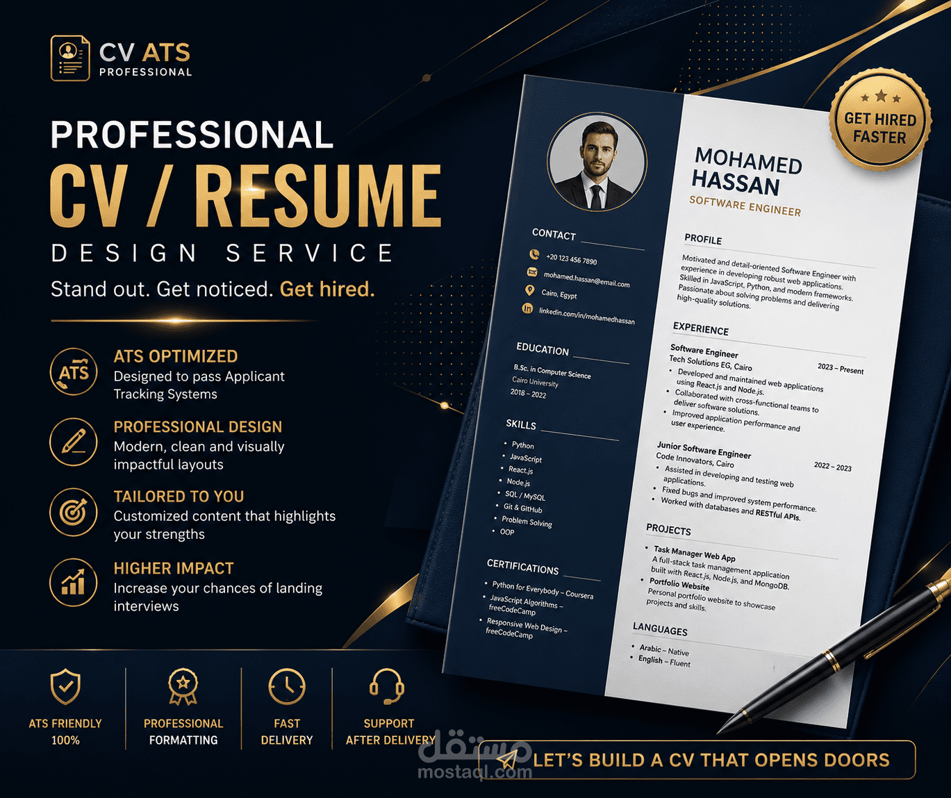 CV ATS Professional