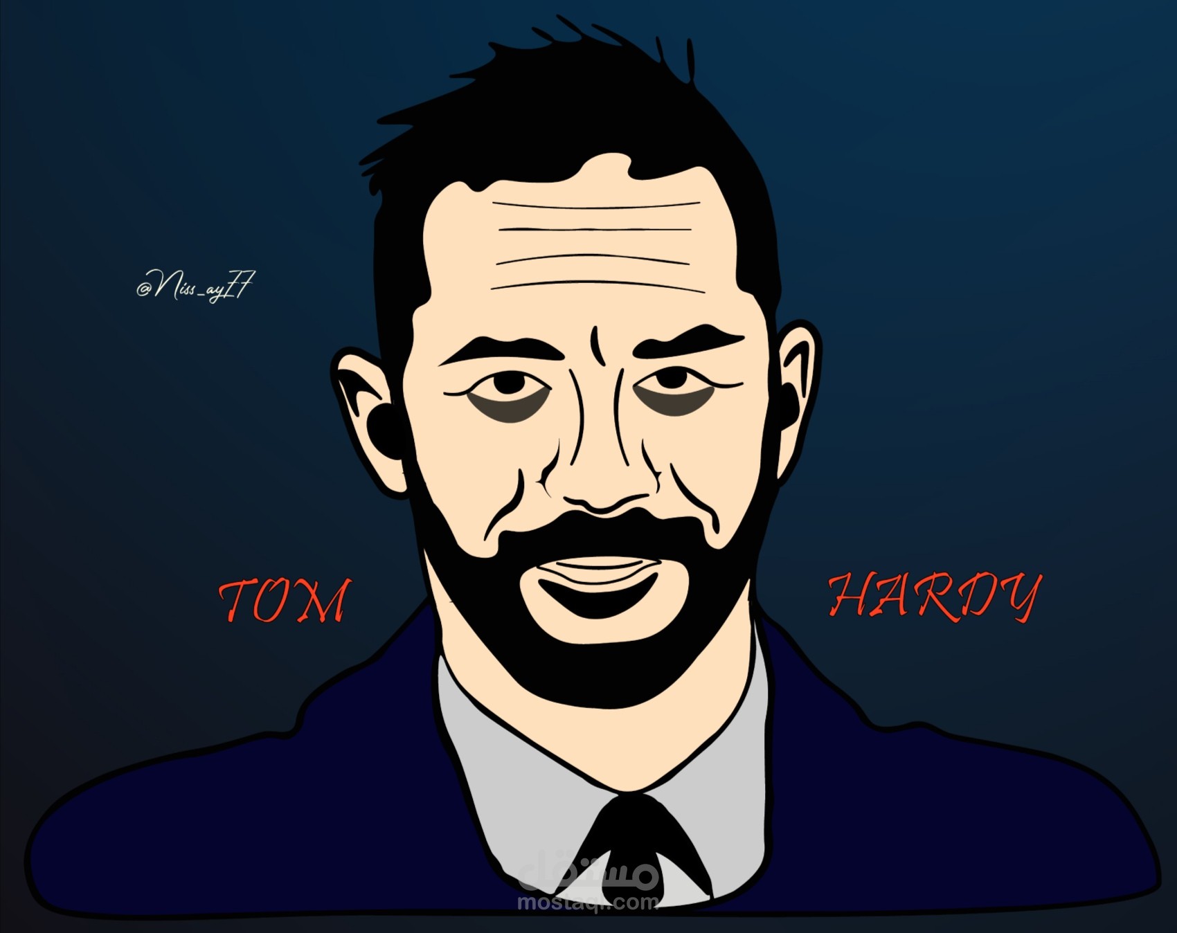"Vector art for "Tom Hardy