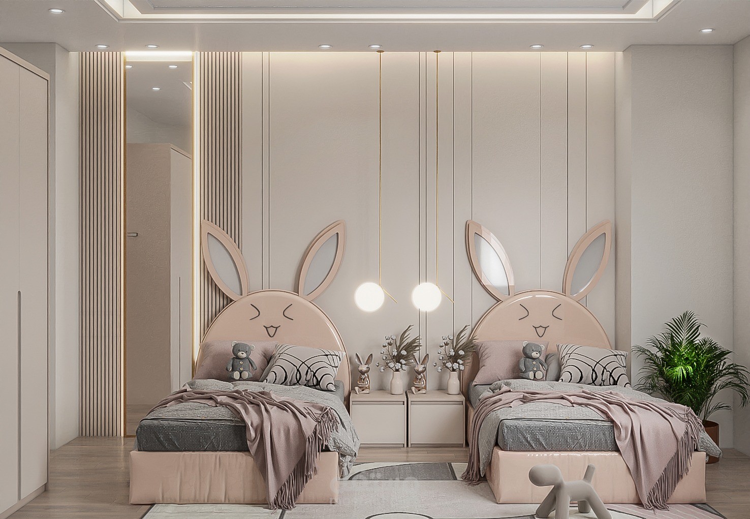 تصميم غرفة نوم بنات