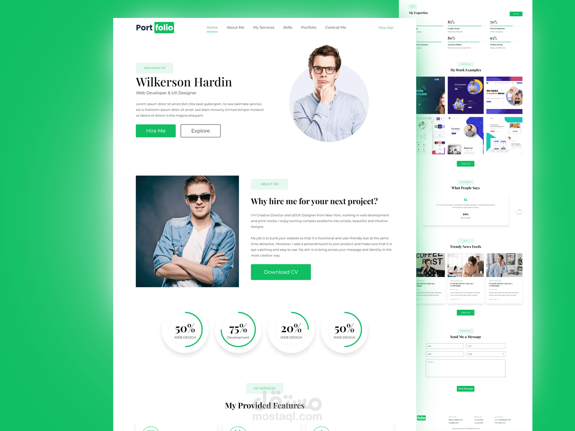 Portfolio - معرض أعمال شخصي