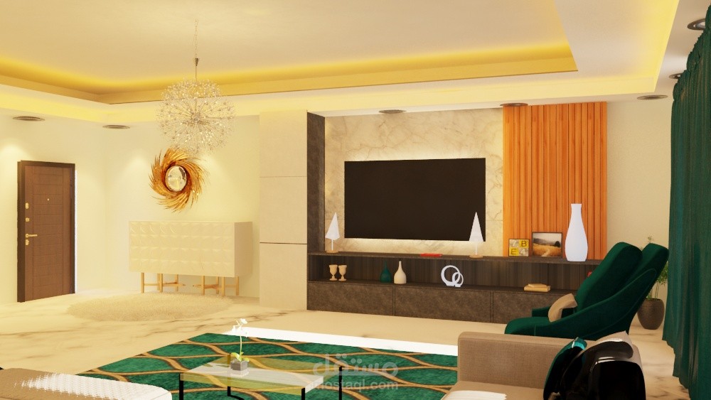 تصميم داخلى لغرفه معيشة