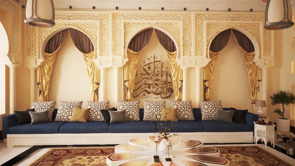 ورشة تصميم داخلى لمجلس عربي