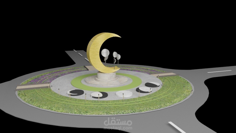 تصميم ميدان فى المملكه العربيه السعوديه