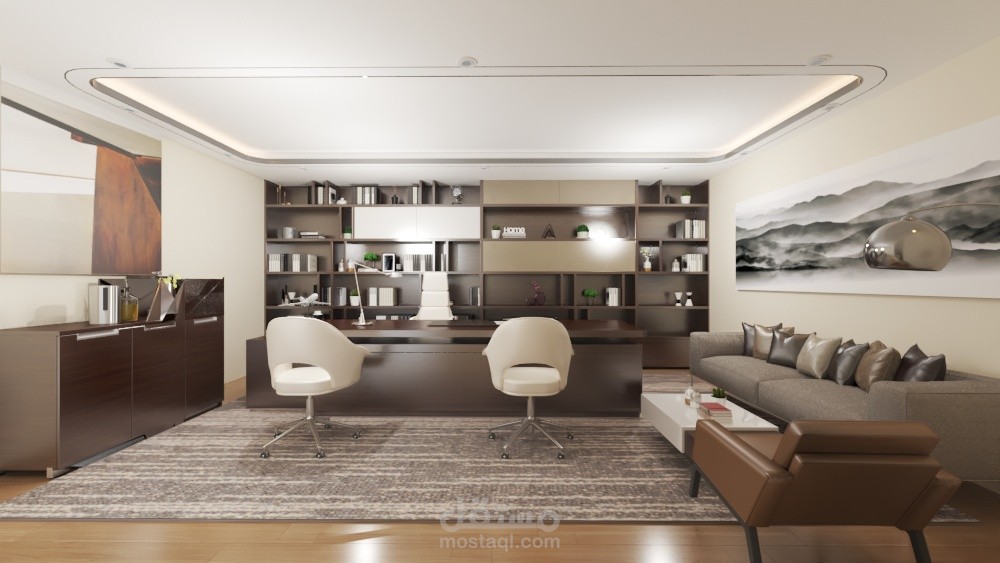 تصميم داخلى لمكتب اداري