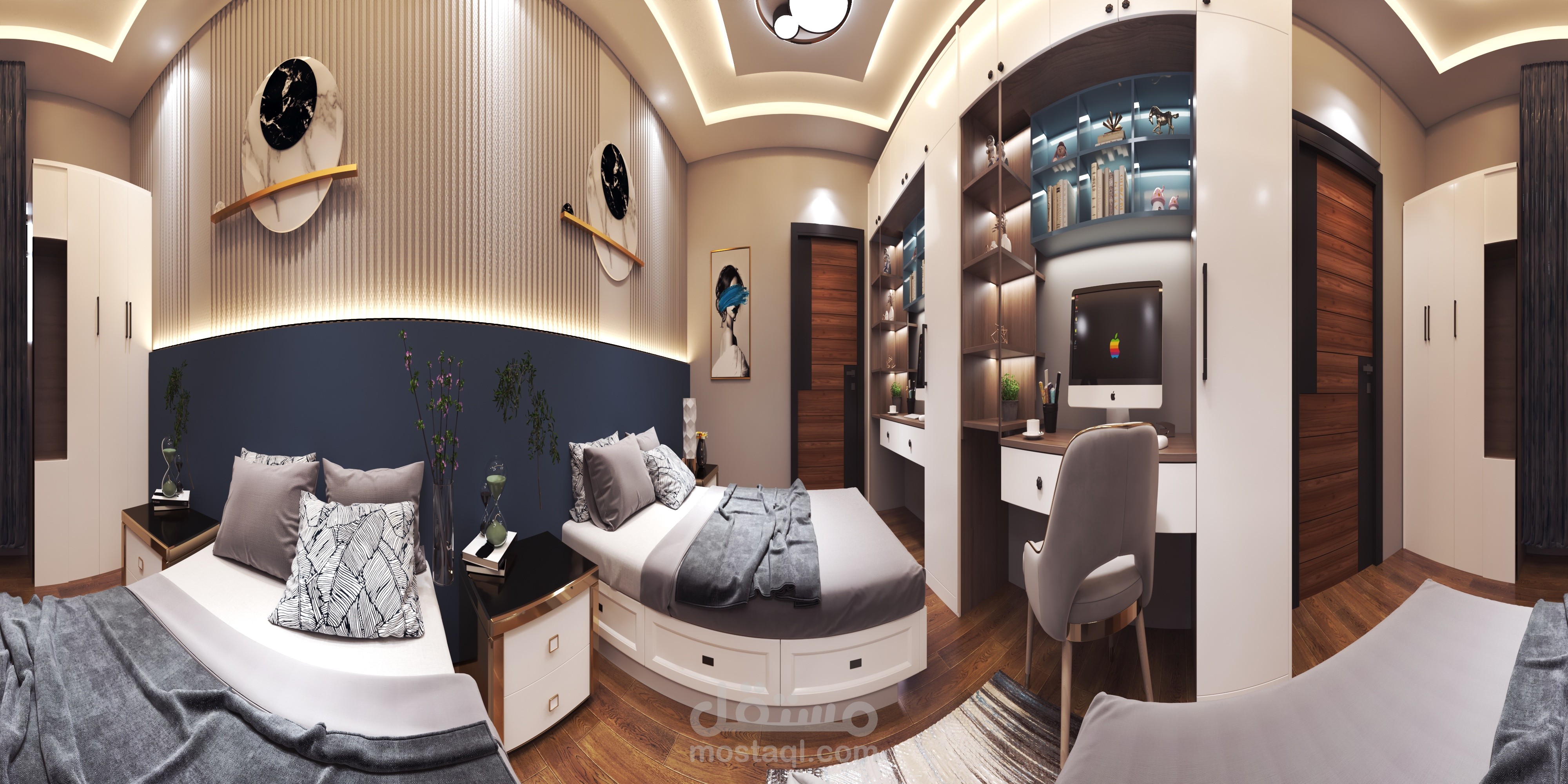 تصميم داخلى لغرفة نوم اطفال