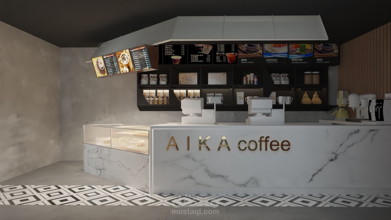 تصميم داخلى لكوفى شوب