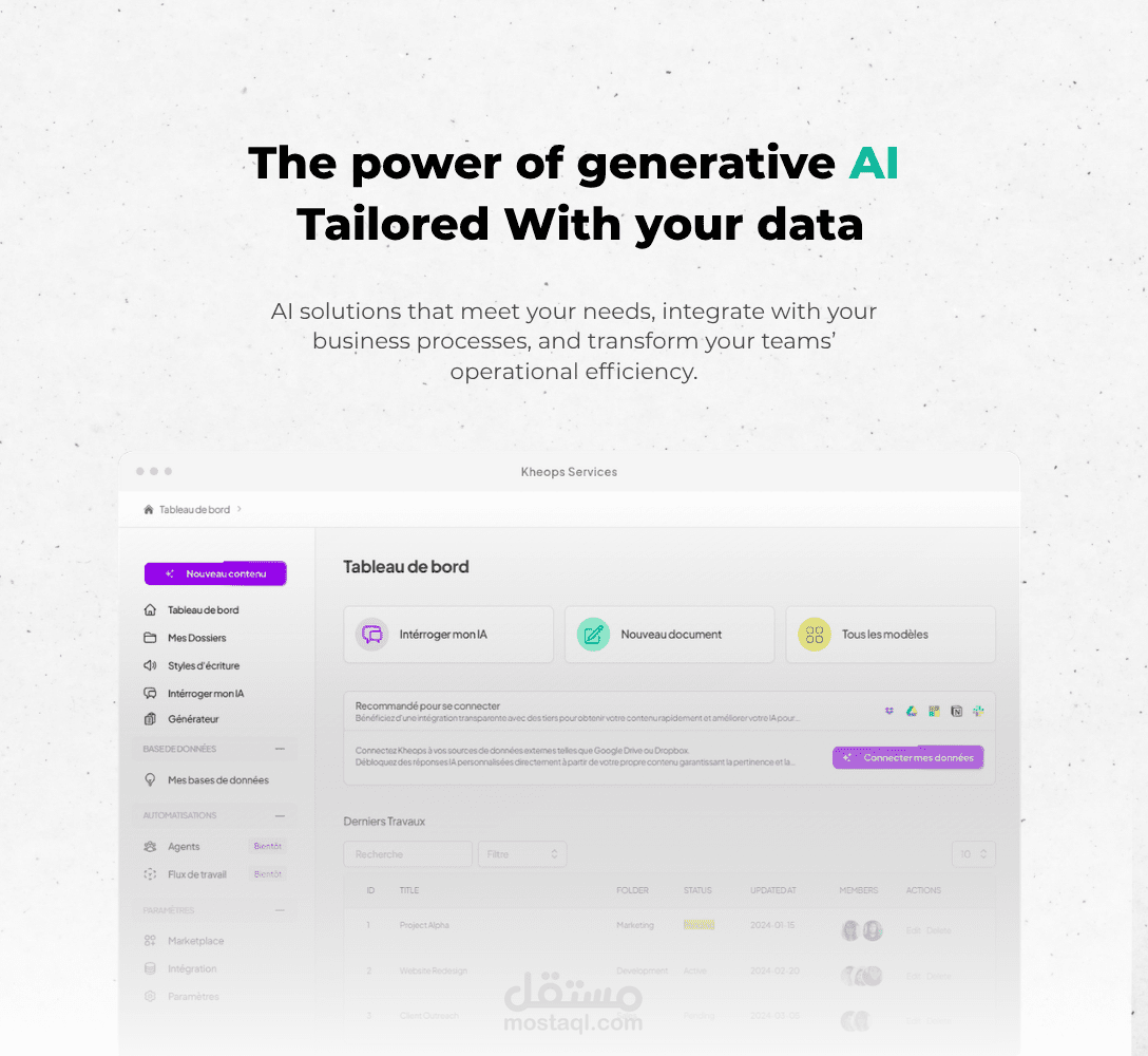 Kheops AI — هندسة منصة أتمتة ذكاء اصطناعي على مستوى المؤسسات