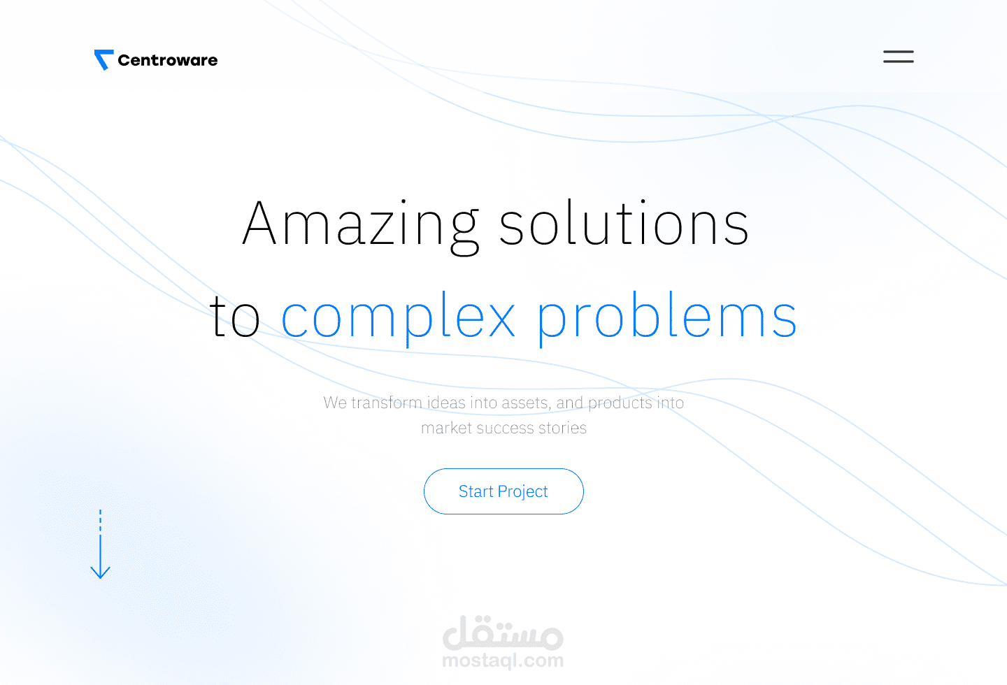 موقع ويب تعريفي عن طريق الووردبرس