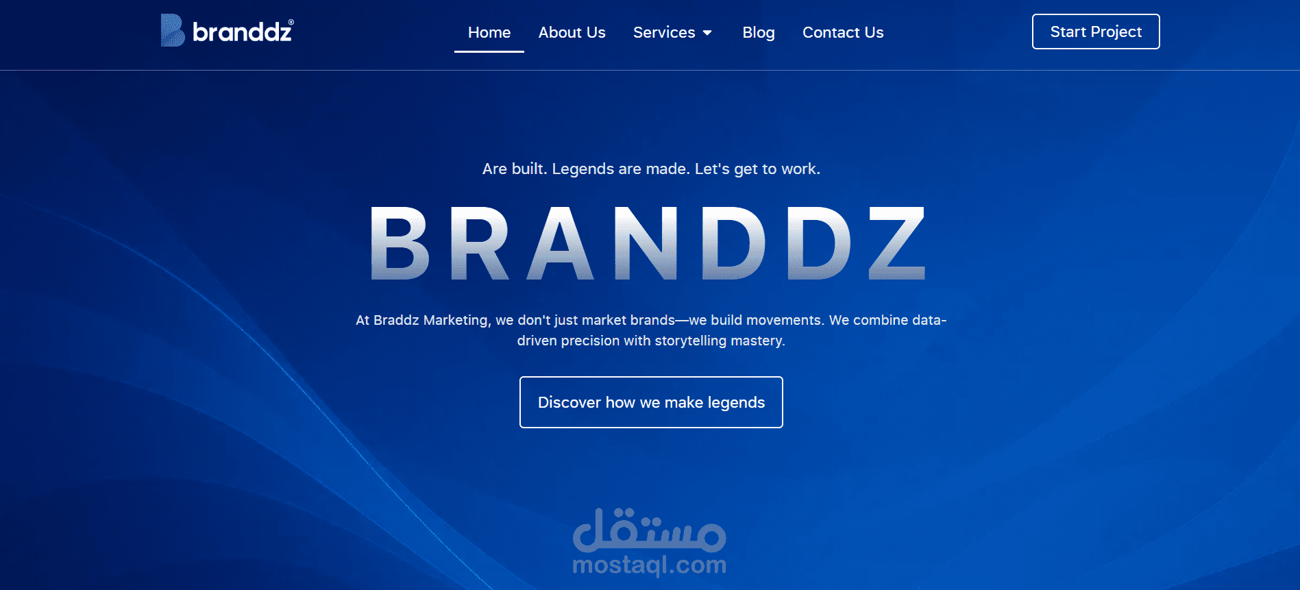 موقع ويب احترافي لشركة خارجية