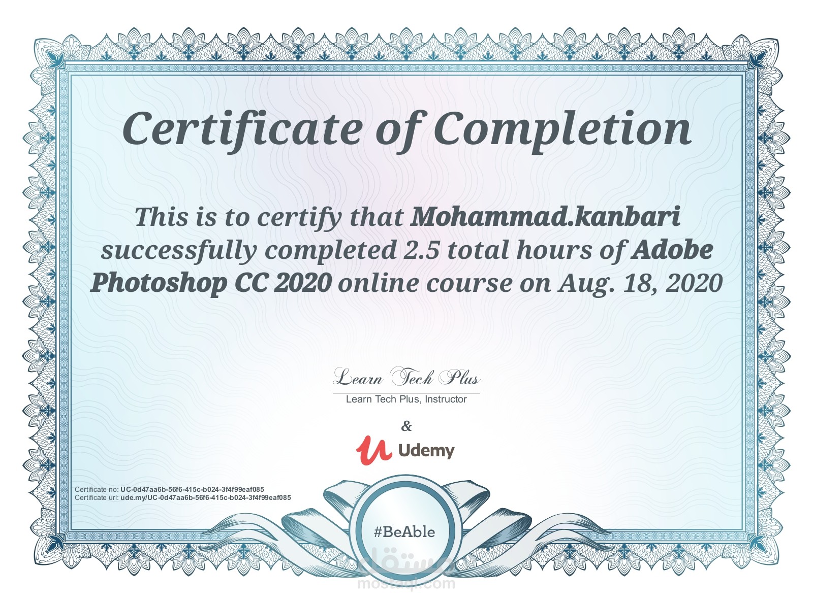 Certified certificates