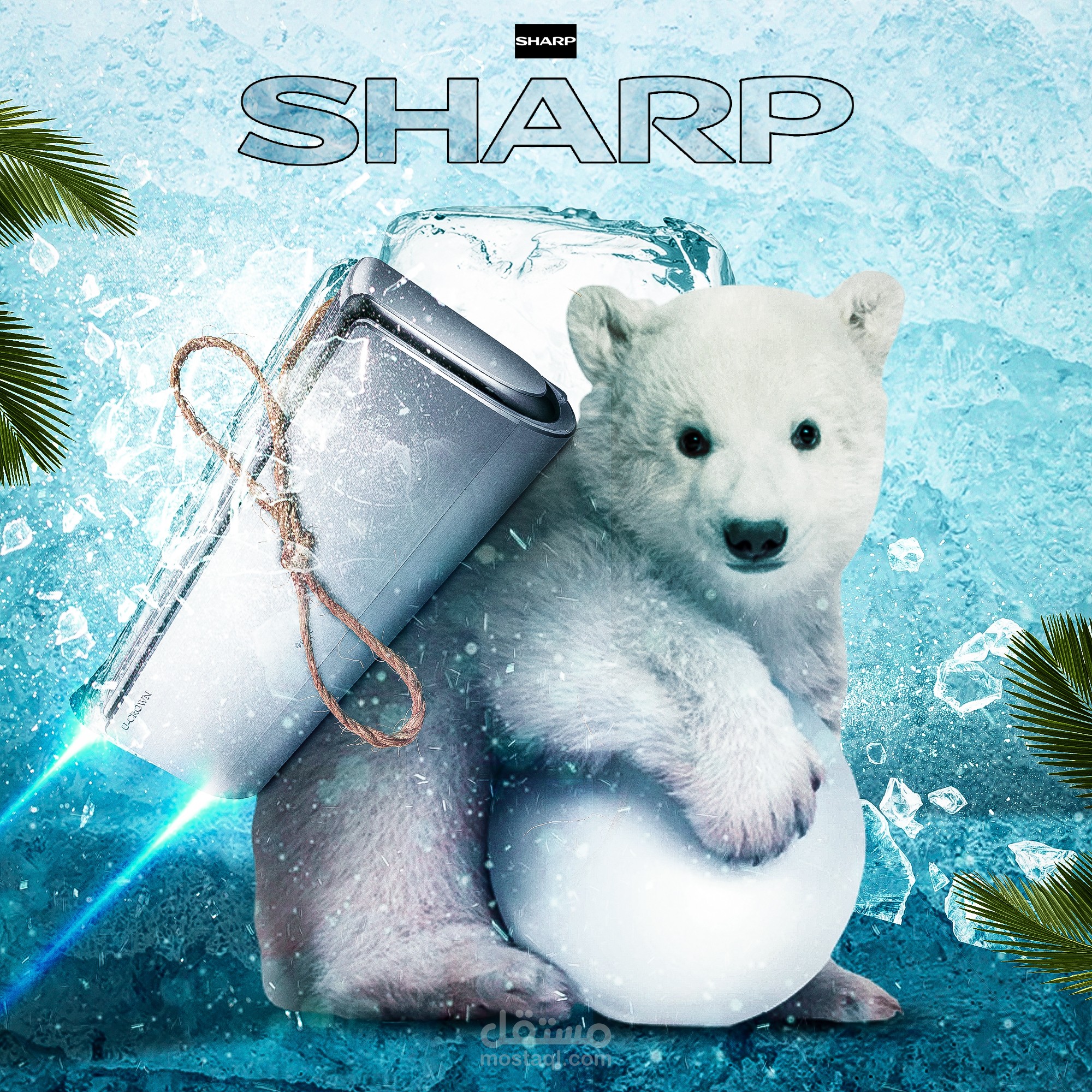 تصميم لشركة شارب sharp