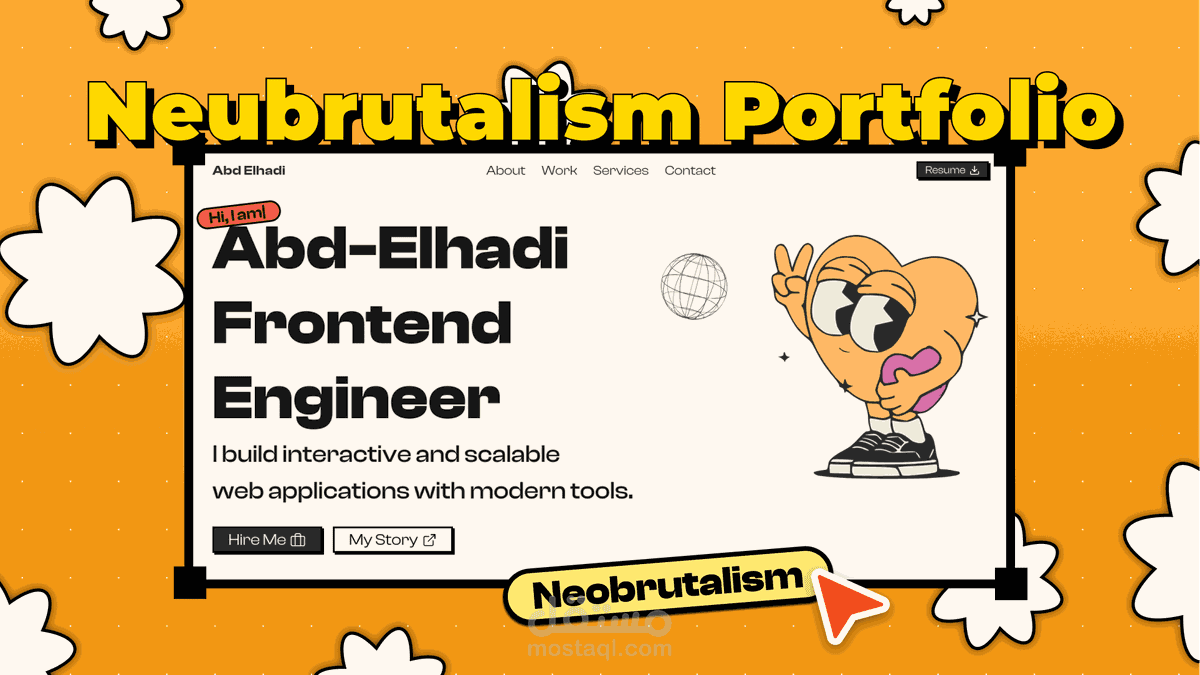 Neubrutalism Portfolio