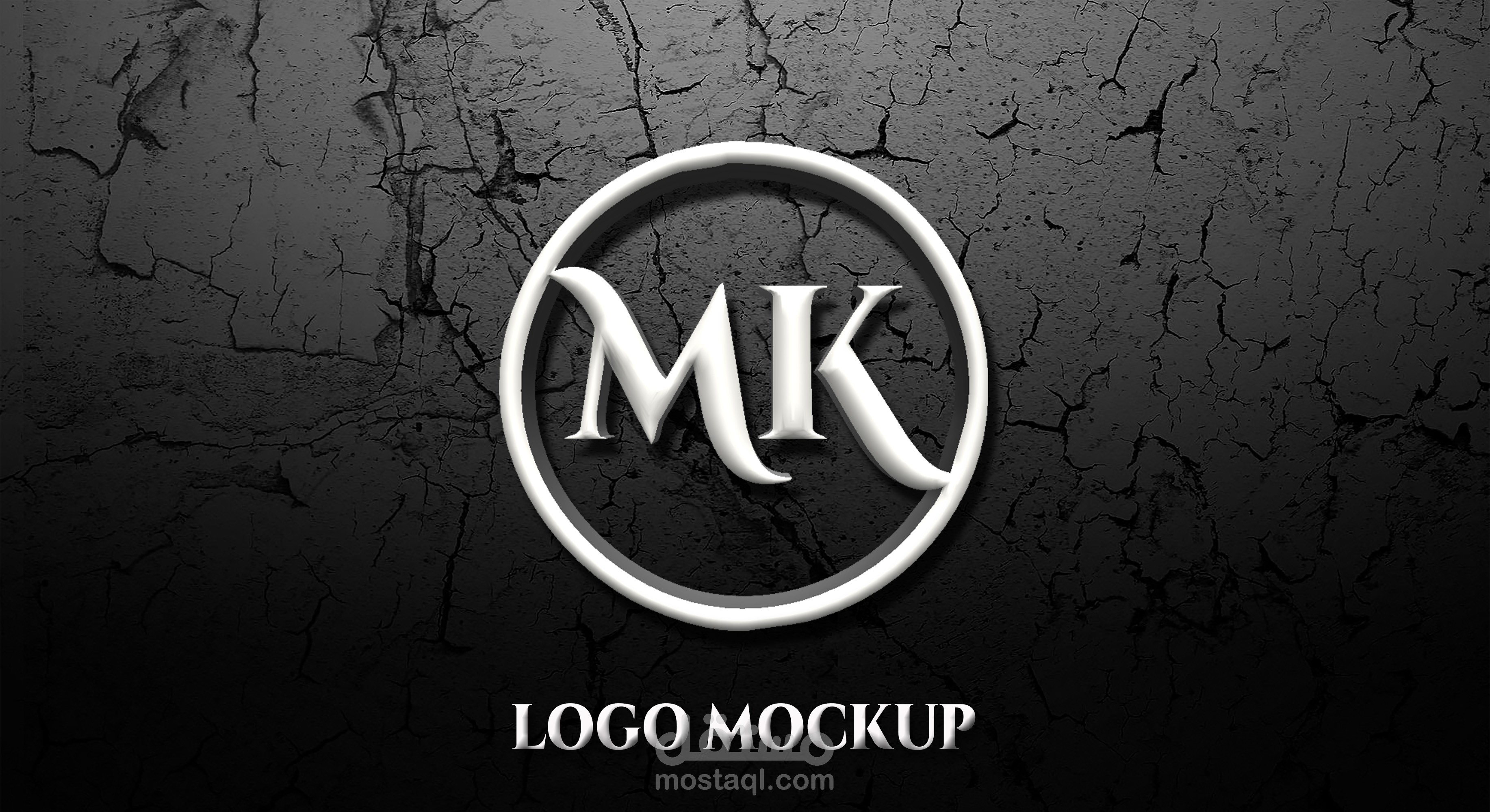 logo mockup 3d