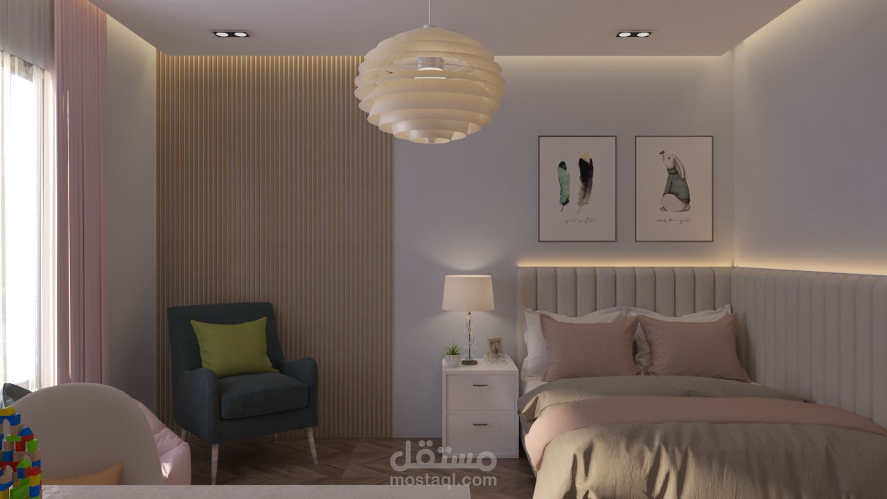 غرفة نوم بنت