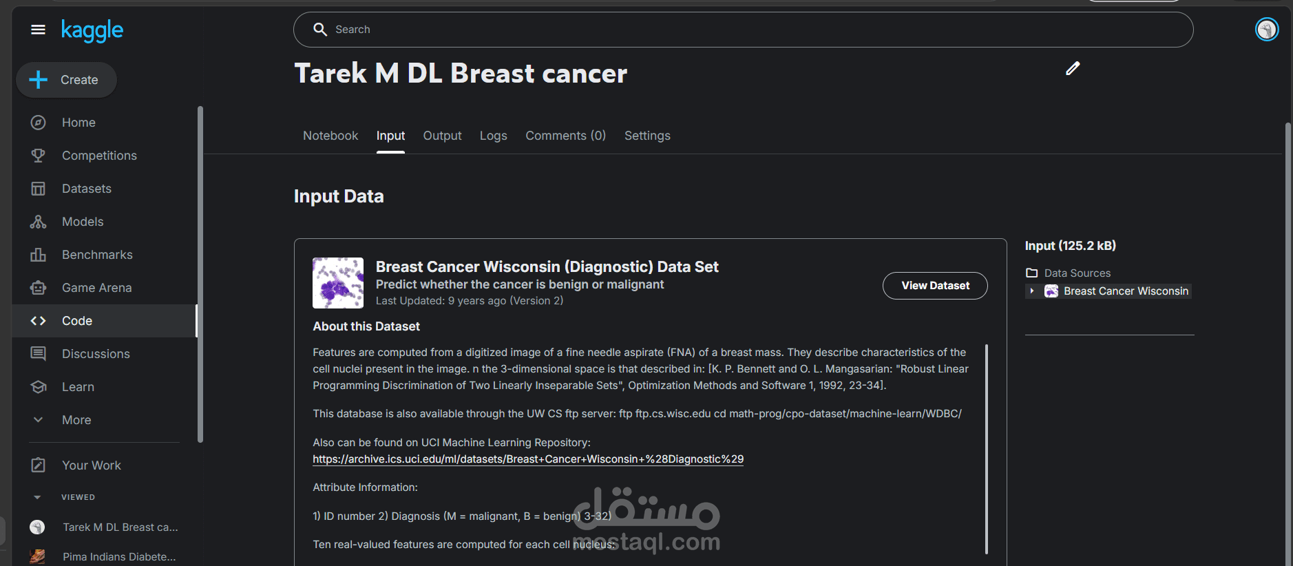 Breast cancer DL & ML Model