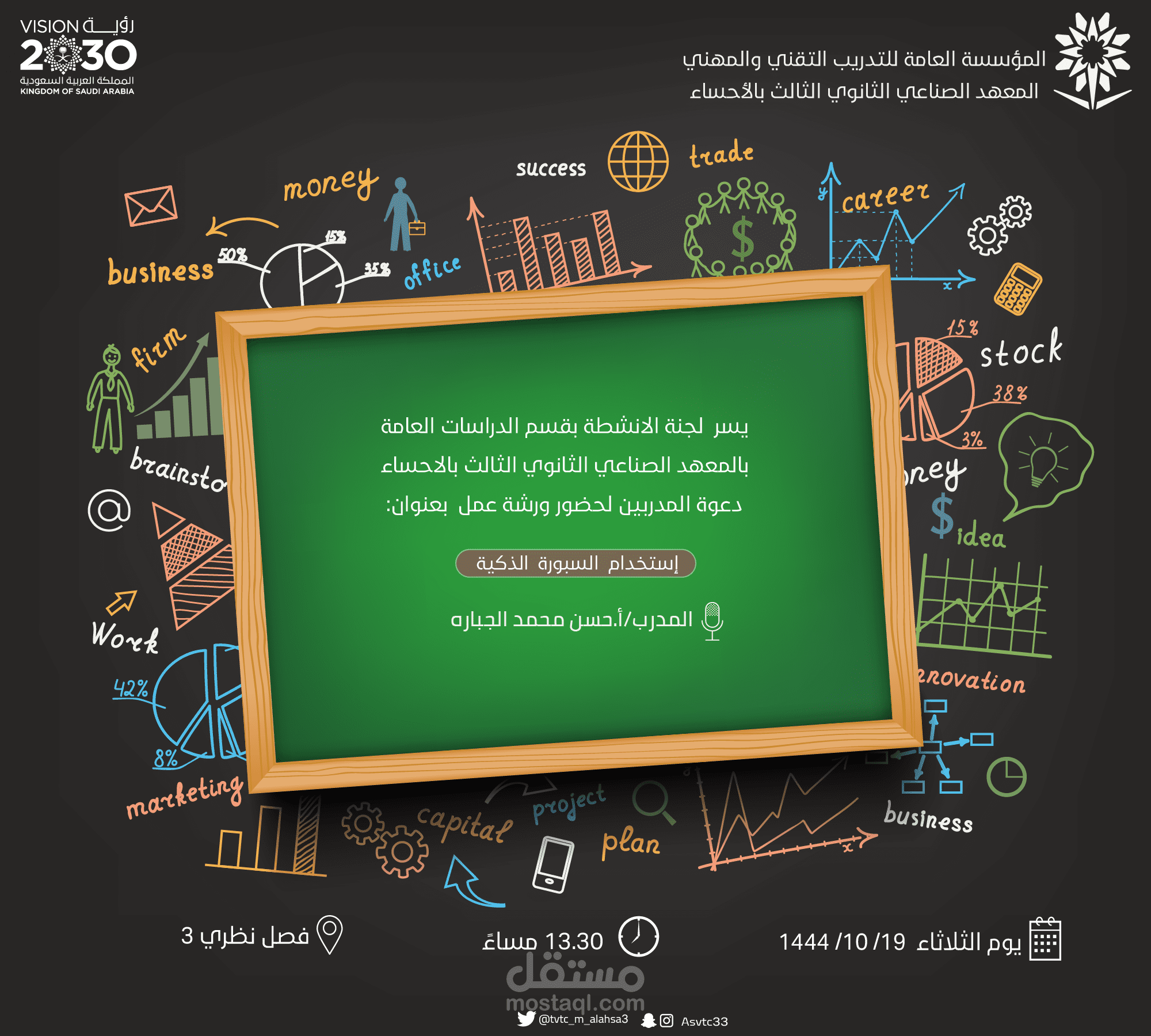 ورشة عمل السبورة الذكية