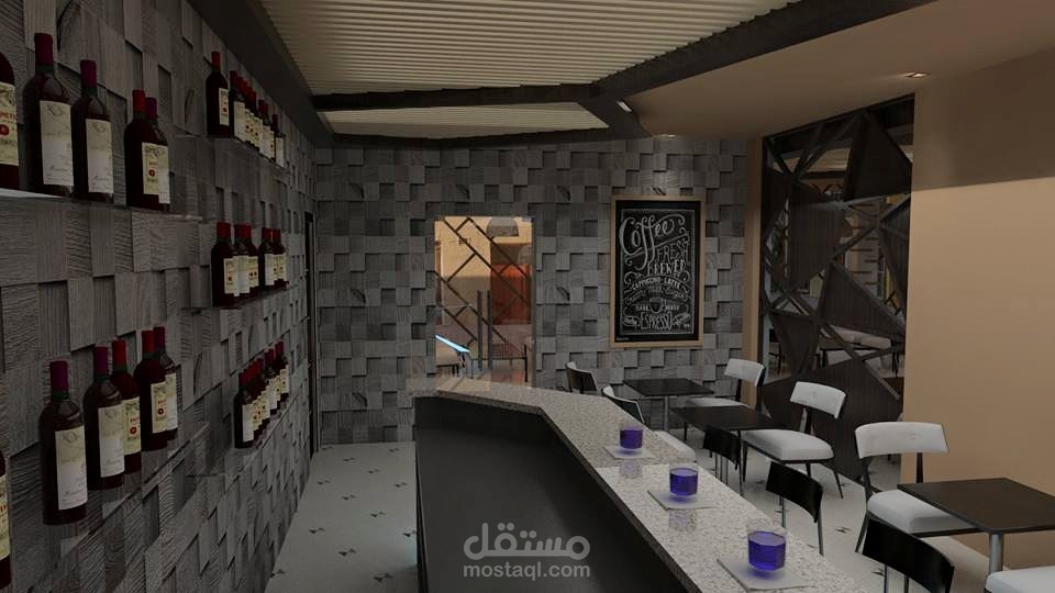 تصميم كافية شوب