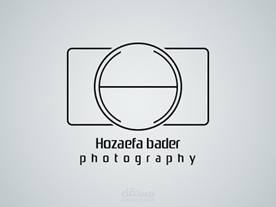 شعار (لوغو) للمصور "حذيفة بدر"