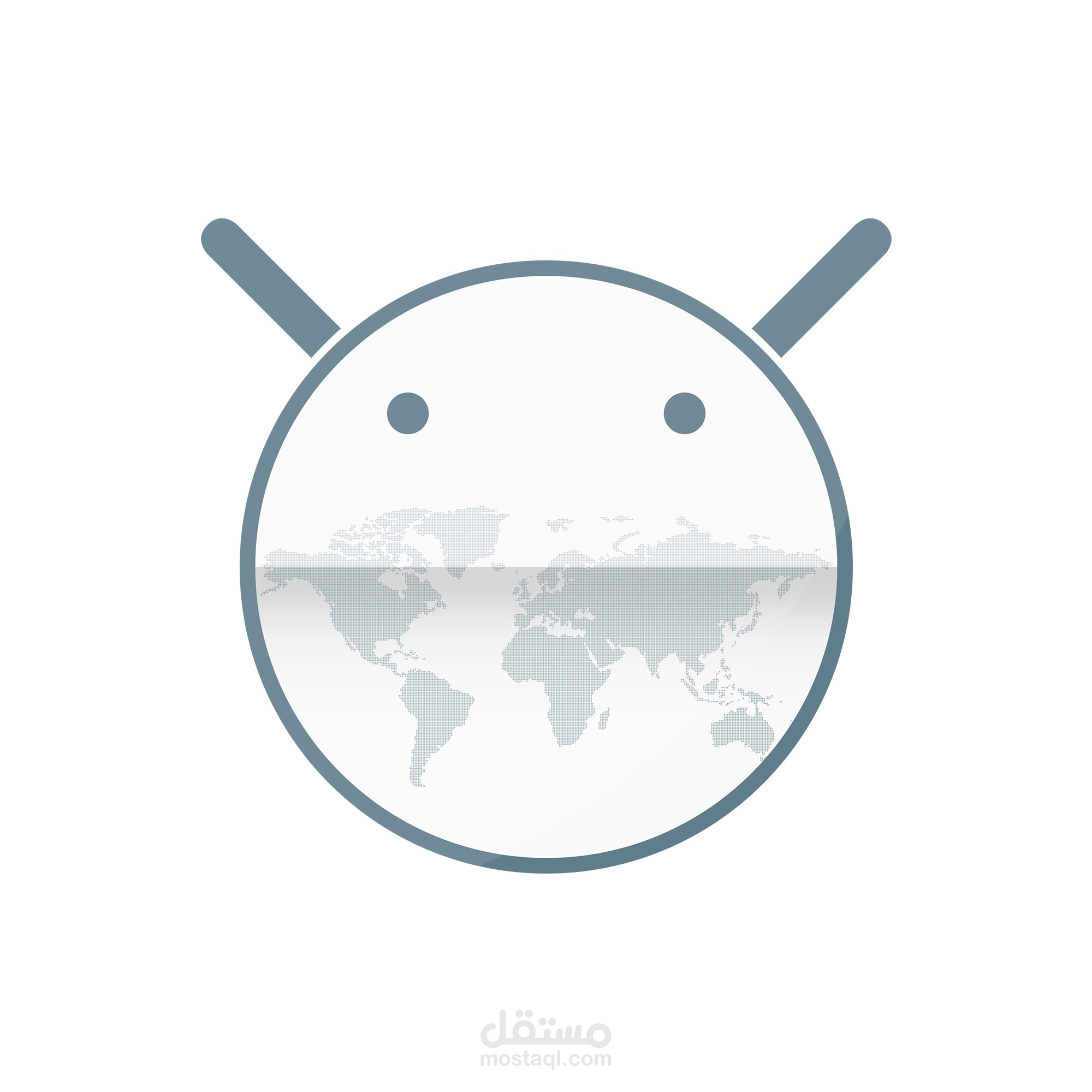 شعار (لوغو) لصفحة عالم الأندرويد