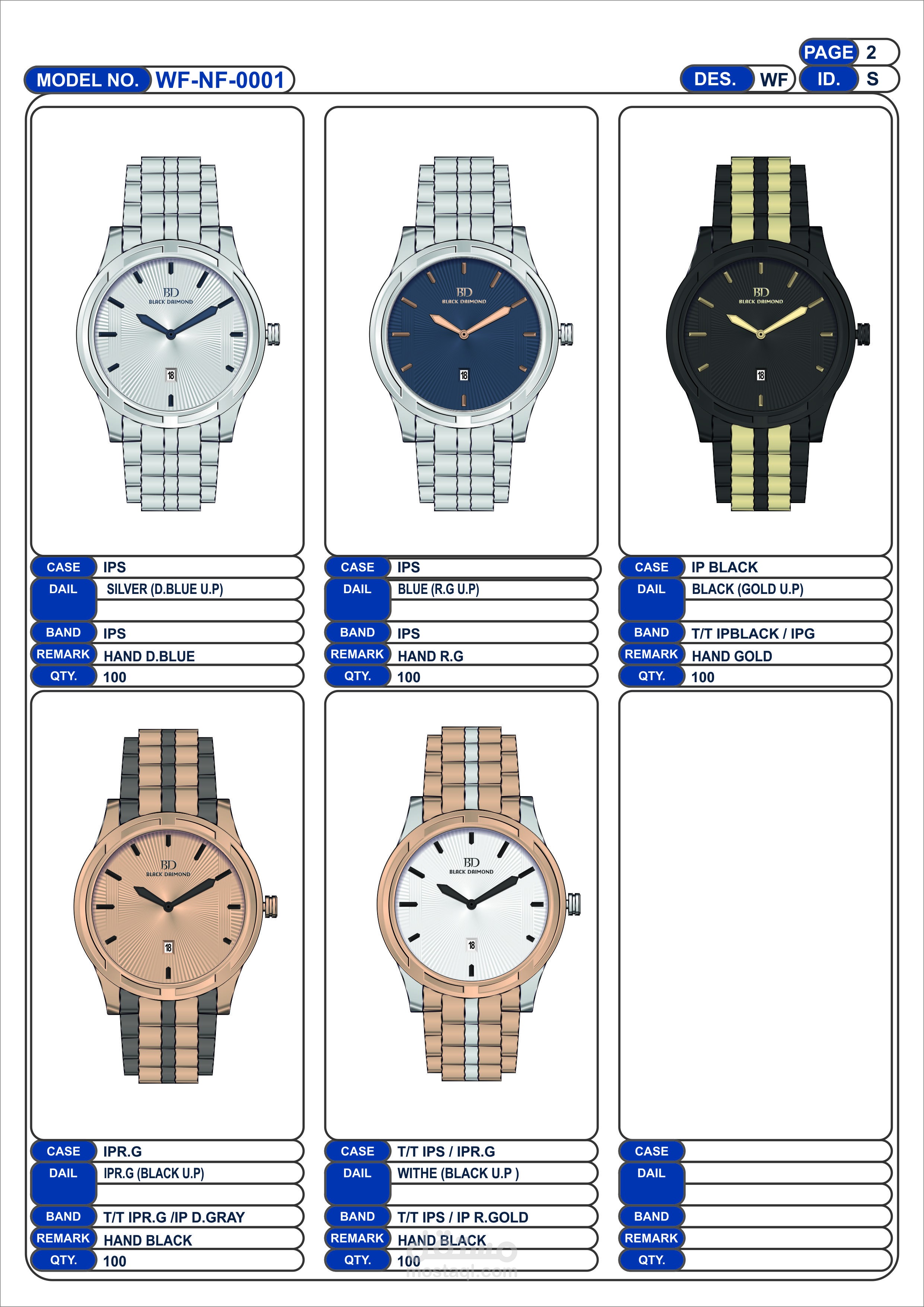 تصميم ساعات