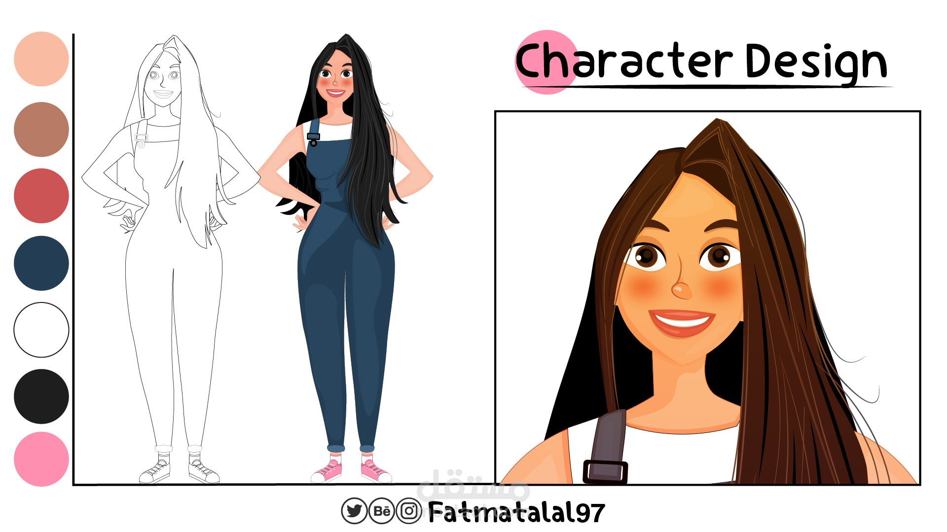 تصميمي لشخصية (سيلا)