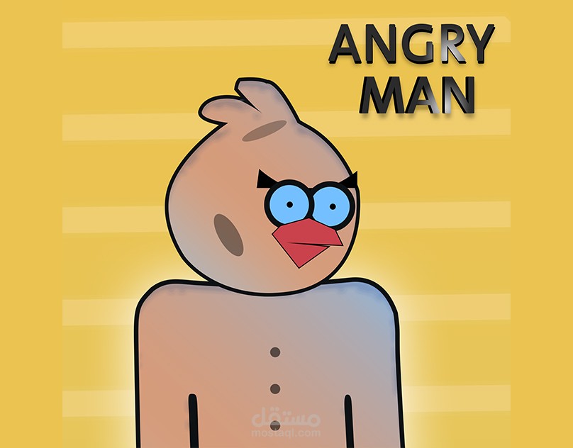 Drawing a character in Photoshop : رسم شخصية بالفوتوشوب