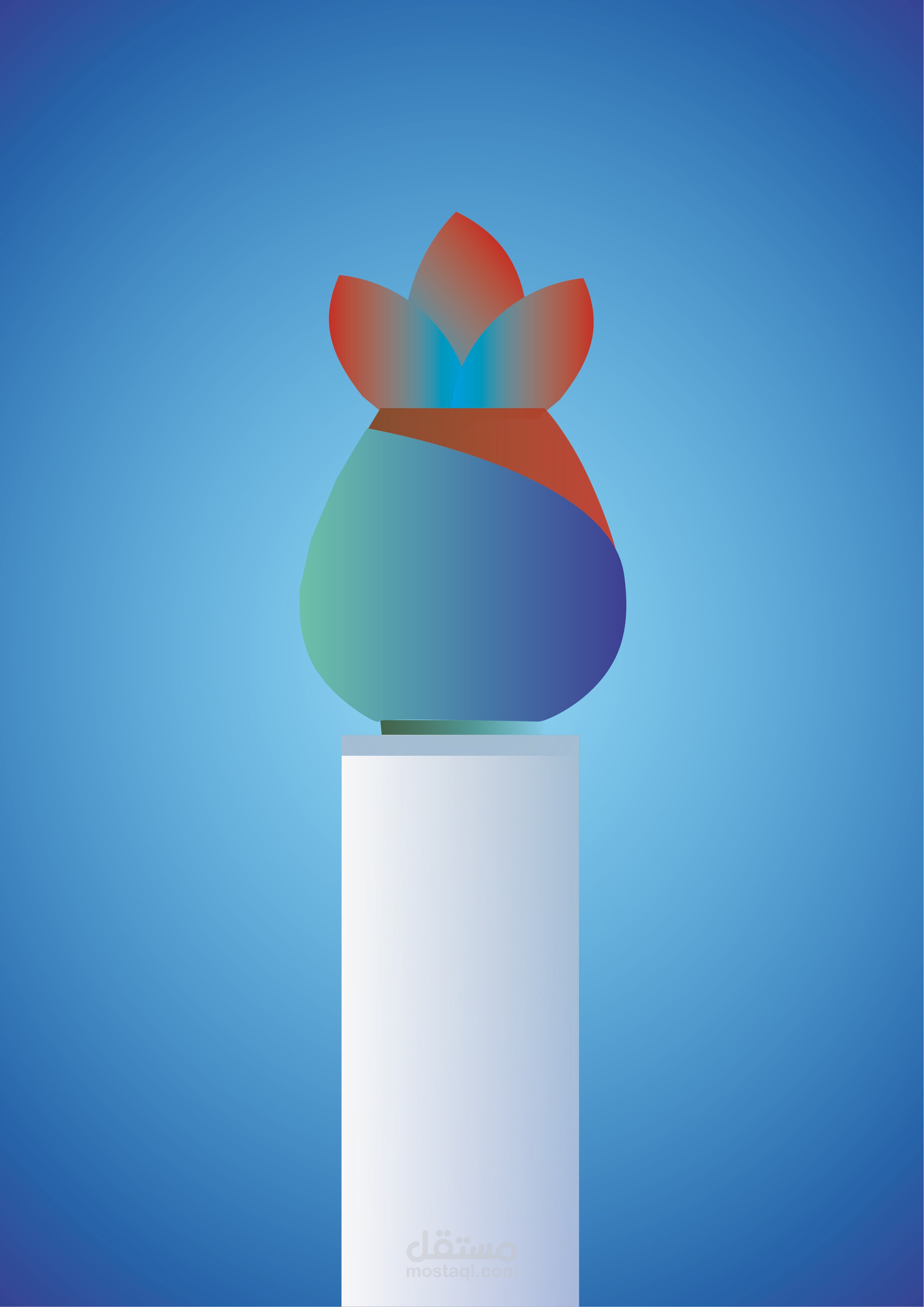 Drawing a vase : رسم مزهرية