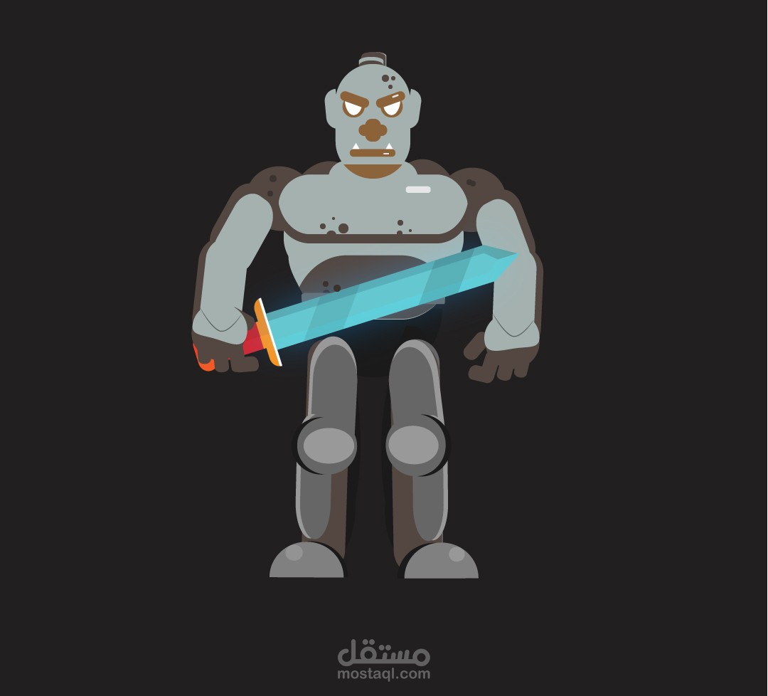 Vector character design تصميم شخصية