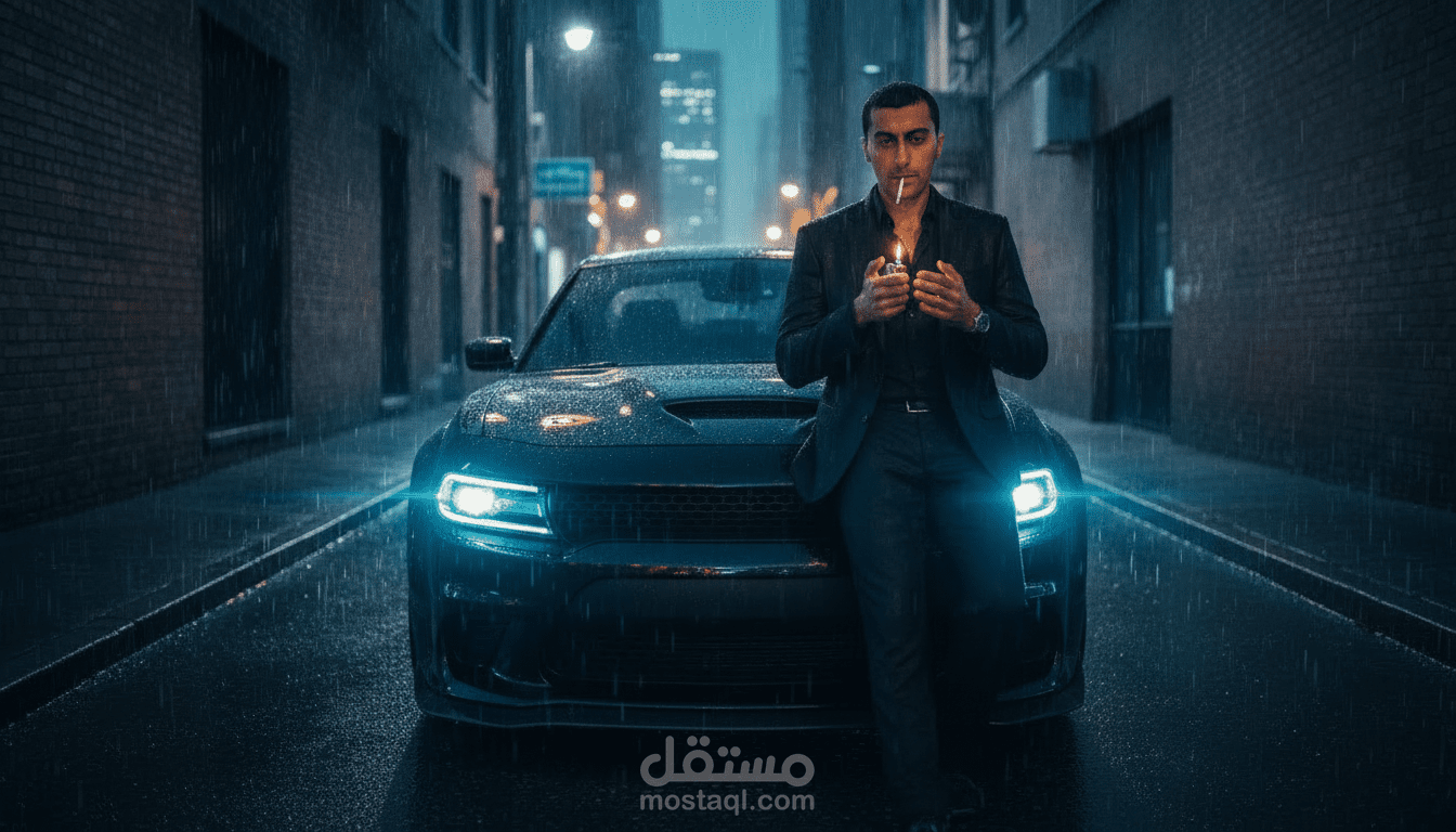AI Commercial | إعلان احترافي لسيارة Dodge بأسلوب سينمائي جذاب