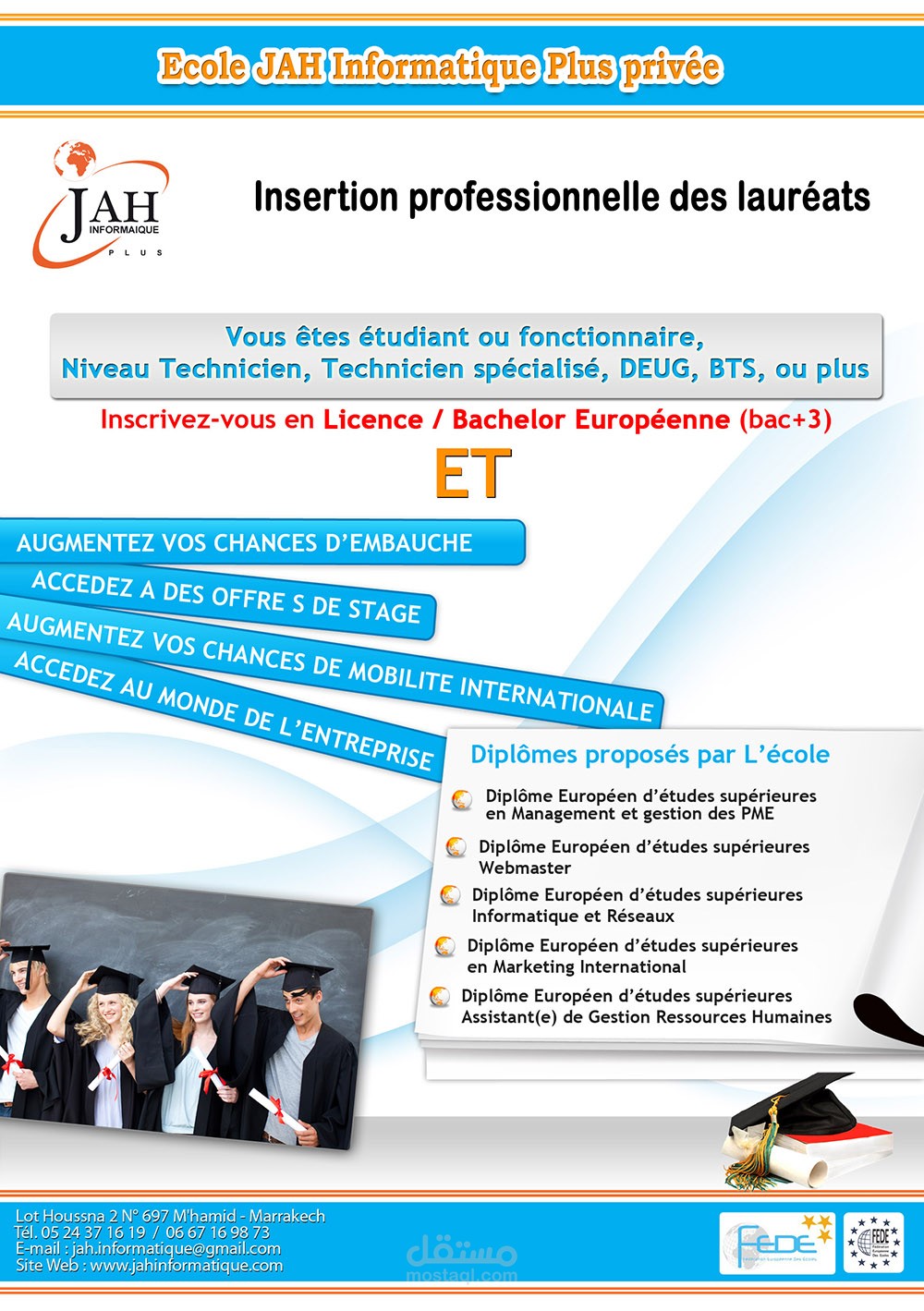 flyer ecole prive