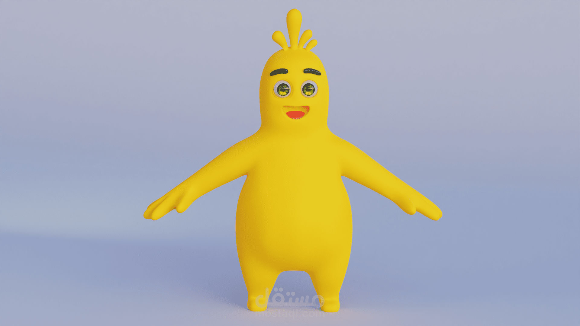 شخصية سعيدة كرتون