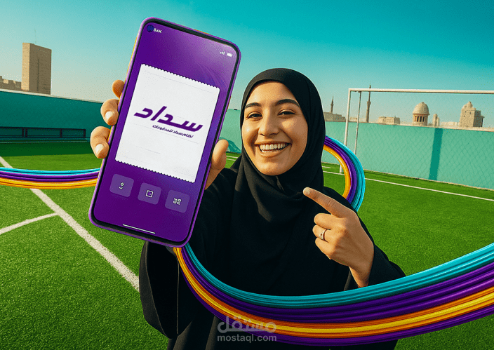 تصاميم لشركة سداد في السعودية