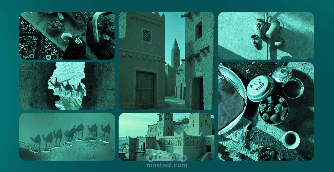 تصاميم اليوم الوطني لشركة مدفوع للتقسيط في السعودية