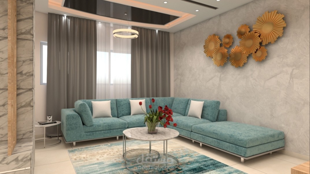 تصميم شقة سكنية