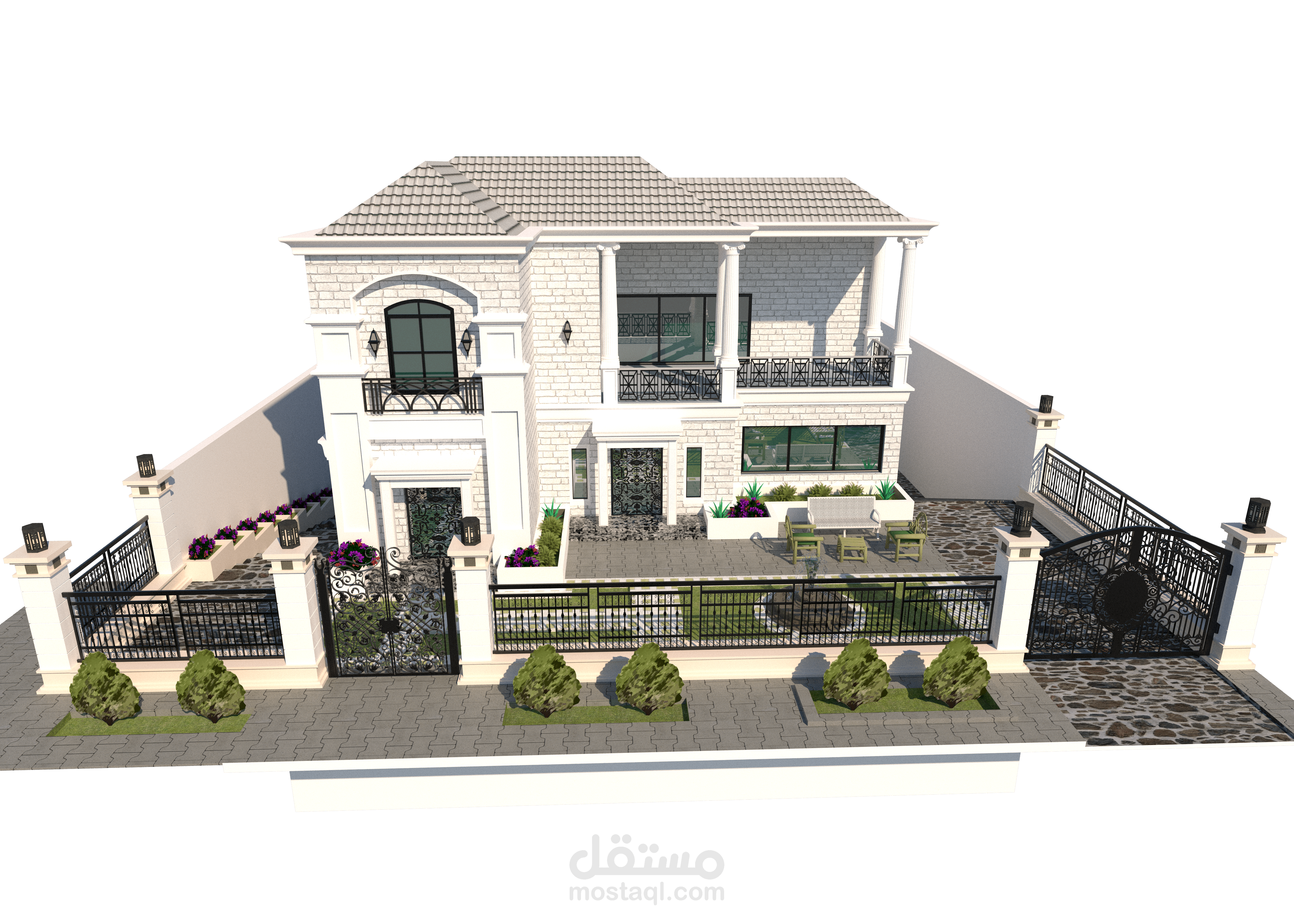 exterior view for villa
