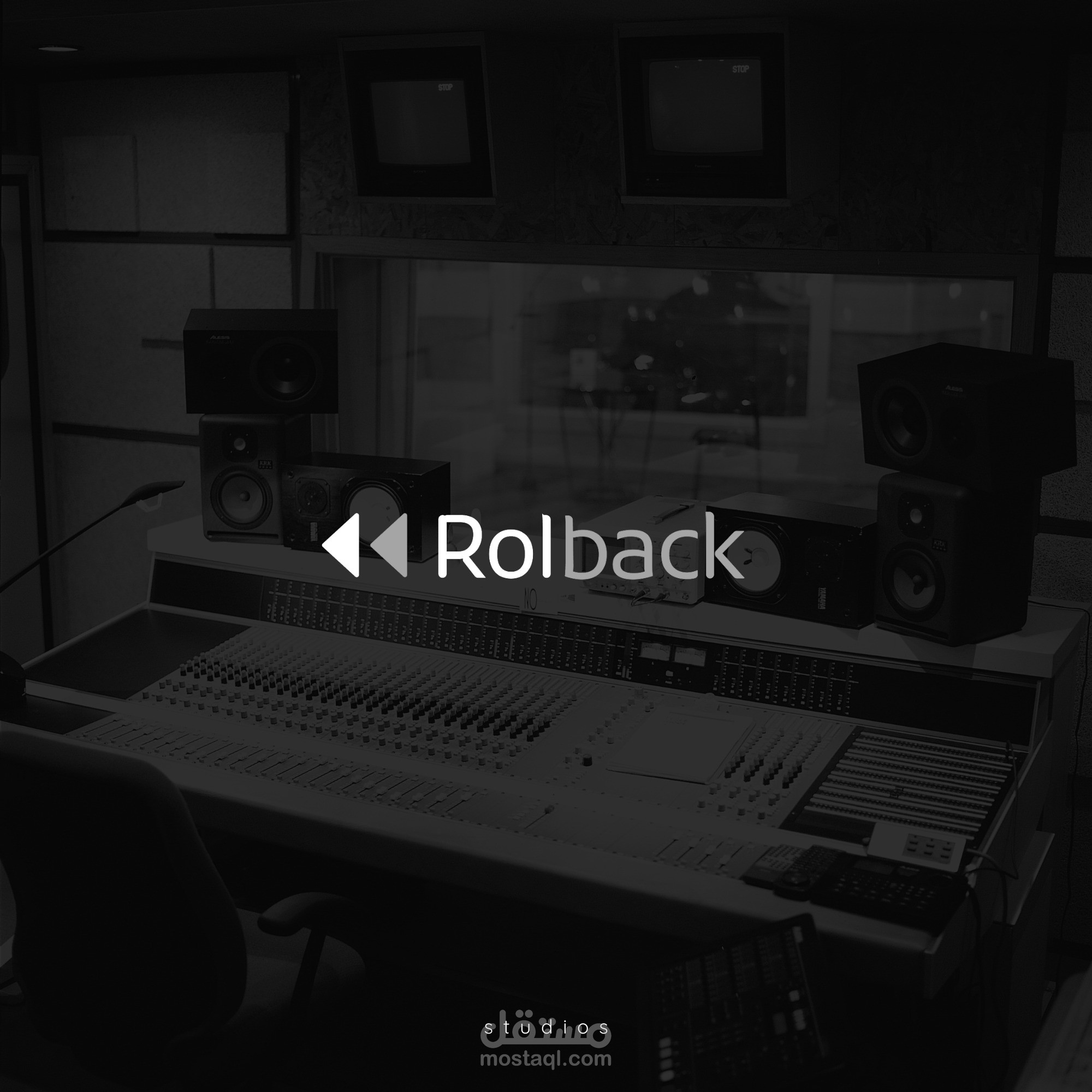 تصميم هوية بصرية لأستوديو Rolback