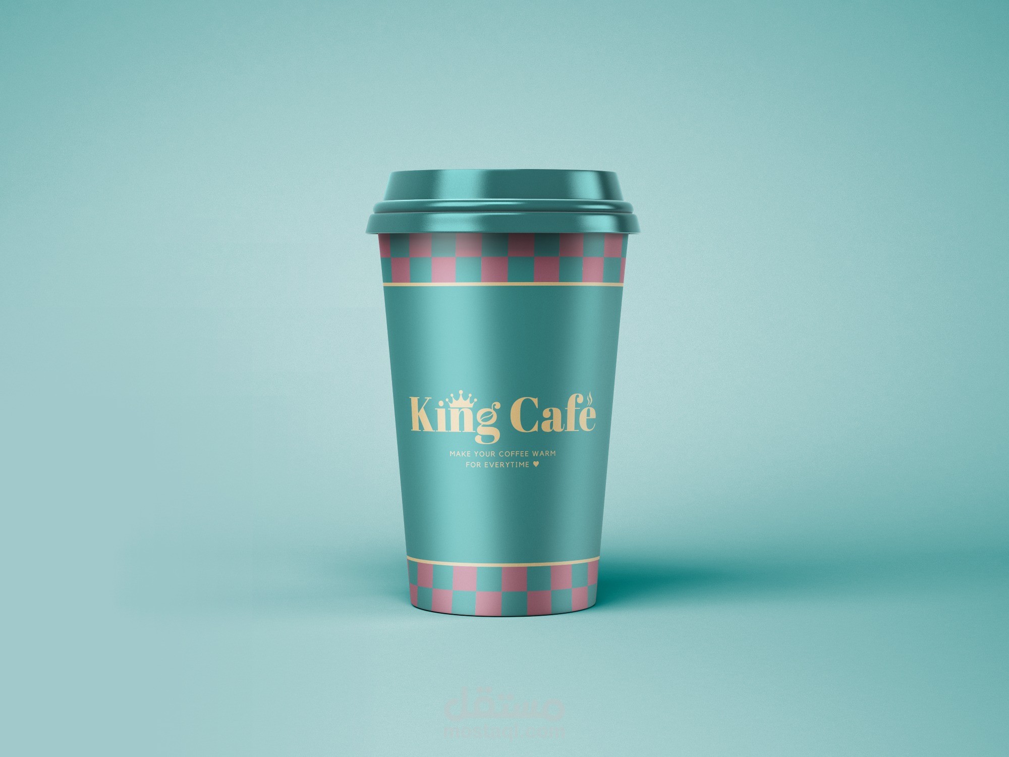 تصميم هوية بصرية لمقهى King Cafe
