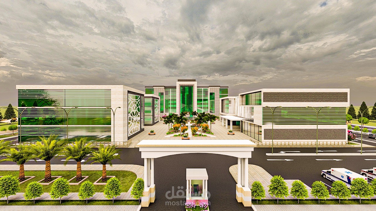 تصميم مجمع طبي