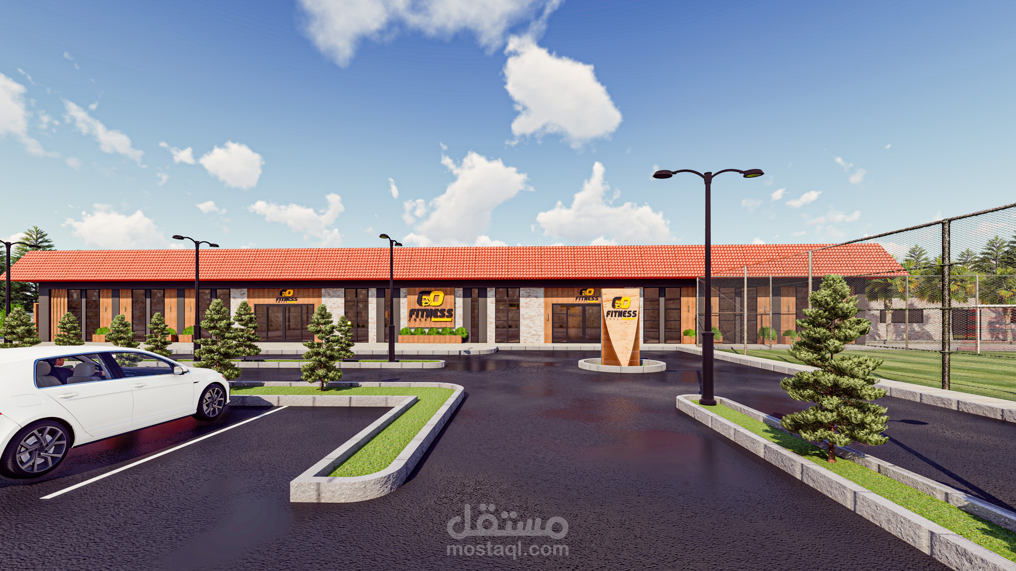 تصميم خارجي لجيم