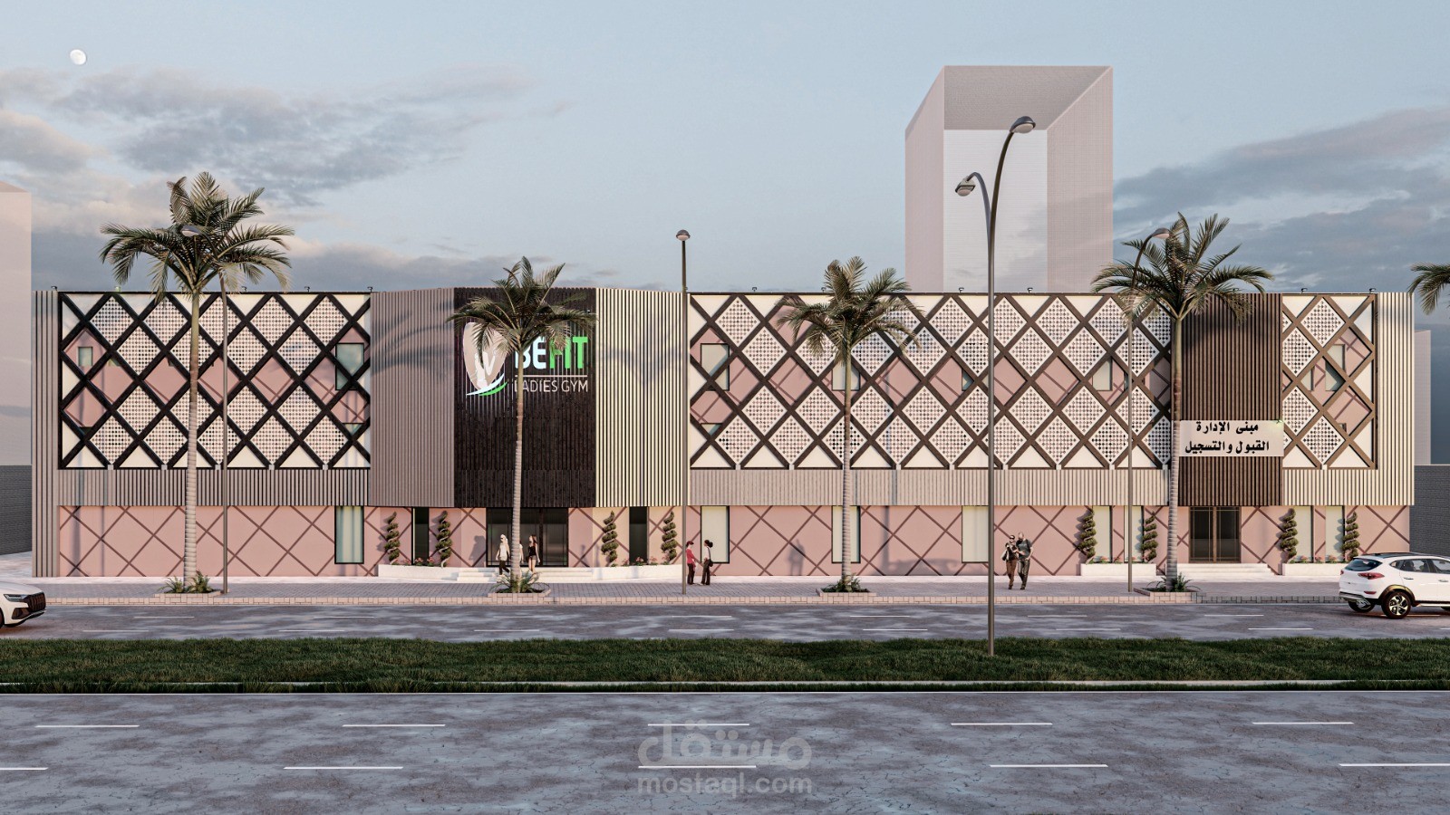 تصميم خارجي لواجهة مبنى