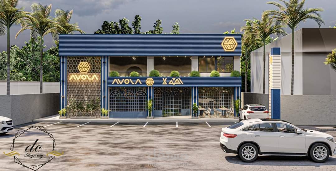 تصميم خارجي لمطعم