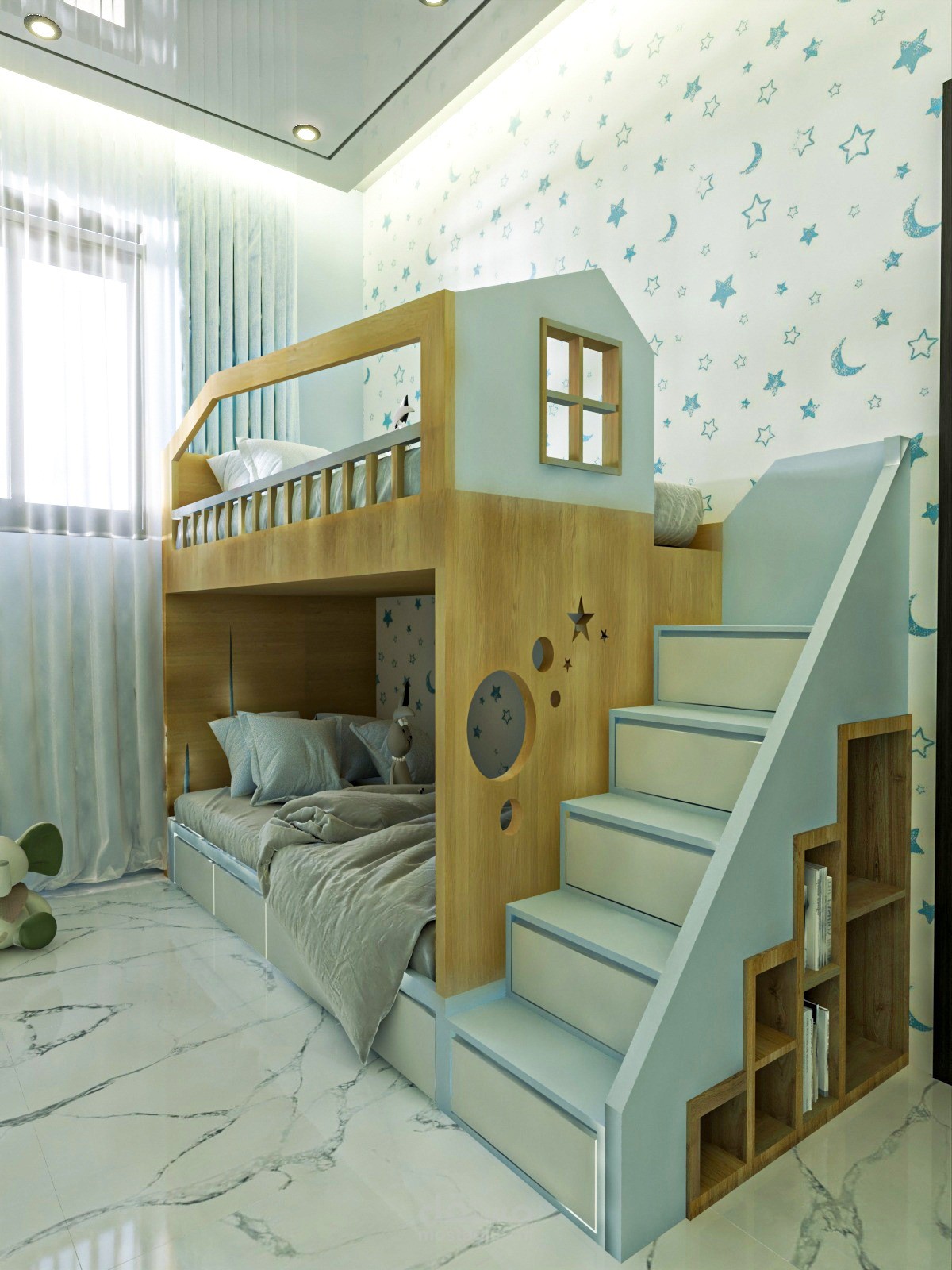 تصميم غرف نوم اطفال مودرن